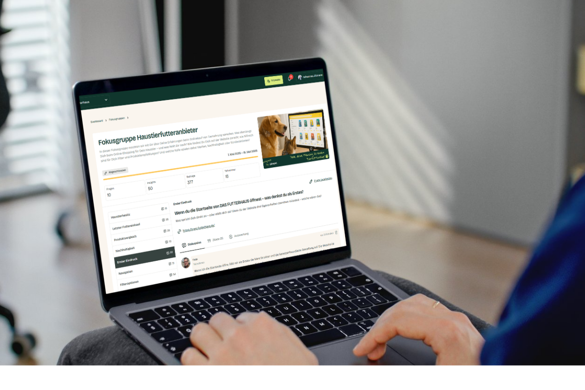 Design Check – Reaktionen auf Verpackung, Farben, Sprache.